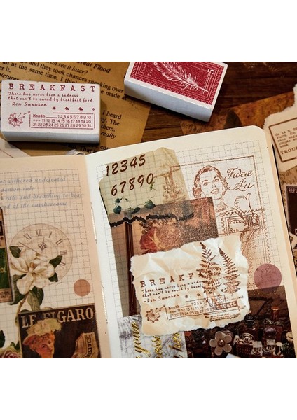 E Stili Retro Times Ahşap Lastik Pullar Diy Craft Kart Yapımı ve Scrapbooking Için Vintage Dekoratif Ahşap Monte Lastik Damga Seti (Yurt Dışından) fiyatları