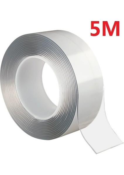 1MMX3CMX5M Stili Nano Bant Traceless Yeniden Kullanılabilir Güçlü Duvar Şeffaf Süper Ikili Banyo Için Çift Taraflı Yapışkanlı Çıkartmalar (Yurt Dışından)