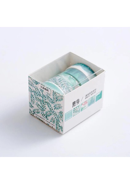 Jiang-Nan Tarzı Olor Çizgi Doku Washi Bant Seti Yapışkan Maskeleme Kağıt Bant Dıy Ofis Kırtasiye Malzemeleri Dekorasyon Scrapbooking (Yurt Dışından)