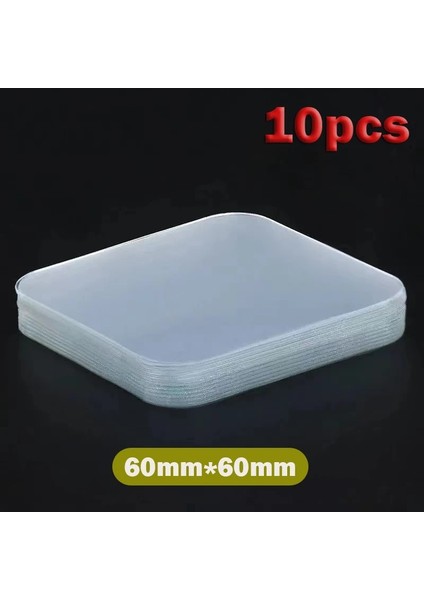 10 Adet Tarzı Çift Taraflı Bant Süper Yapışkan Pvc Nano Şeffaf Iz Yok Akrilik Yeniden Kullanılabilir Su Geçirmez Yapıştırıcı Bekleyen Sabit Ev Gereçleri (Yurt Dışından)