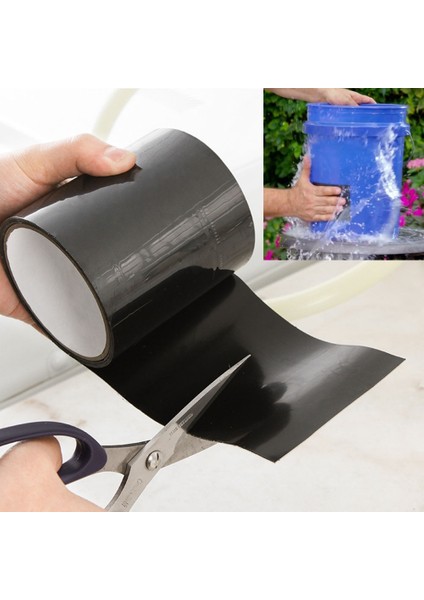 10CM x 10CM Stili Süper Güçlü Su Geçirmez Bant Durdurma Sızıntıları Sızdırmazlık Onarım Bandı Performans Kendinden Sabitleme Bandı Yapışkan Yalıtım Koli Bandı (Yurt Dışından) fırsatları