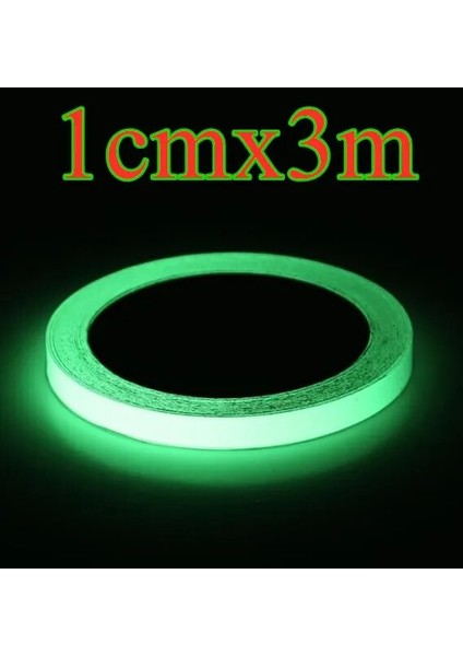 1CMX3M Stili Aydınlık Bant Süpürgelik Duvar Sticker Oturma Odası Yatak Odası Çevre Dostu Ev Dekorasyon Çıkartması Karanlıkta Glow Dıy Şerit Çıkartmalar (Yurt Dışından)