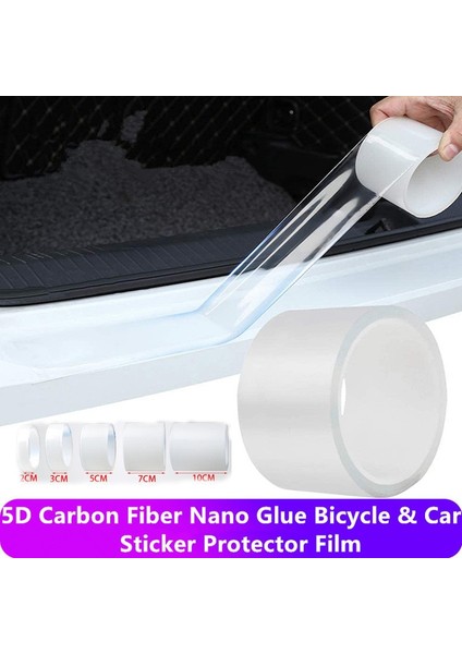 7CMX3M Stili 5d Karbon Fiber Veya Şeffaf Nano Tutkal Bisiklet ve Araba Sticker Koruyucu Film Bisiklet Çerçeve Koruyucu M Şeffaf Bant Film Aracı (Yurt Dışından) modelleri
