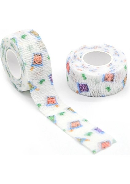 Bd4 Stili 1x 2.5cmx4.6m Dokumasız Elastik Kendinden Yapışkanlı Bandaj Aşınma Önleyici Bant Parmak Eklemi Diz Ilk Yardım Için Renkli Spor Sarma Bandı (Yurt Dışından)