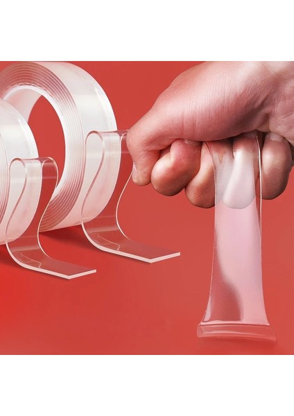 1MMX3CMX3M Stili Nano Bant Traceless Yeniden Kullanılabilir Güçlü Duvar Şeffaf Süper Ikili Banyo Için Çift Taraflı Yapışkanlı Çıkartmalar (Yurt Dışından) fırsatları