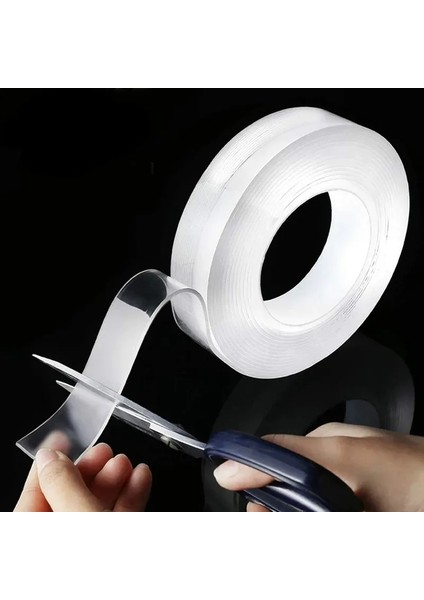 10X20CM Tuzak Stili Transparan Yeniden Kullanılabilir Bant Aletler Için Çift Taraflı Yapıştırıcı Traceless Nano Temizlenebilir Tutkal Aleti (Yurt Dışından) indirimleri