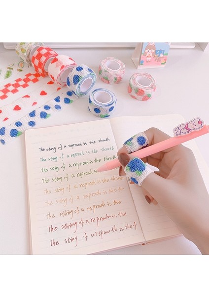 Avokado 5 Adet Tarzı 5 Adet Parmak Bandajı Koza Önleyici Aşınma Önleyici Bant Kendinden Yapışkanlı Sarma Öğrenci El Yazısı Elastik Parmak Koruyucu Bant (Yurt Dışından) indirimleri