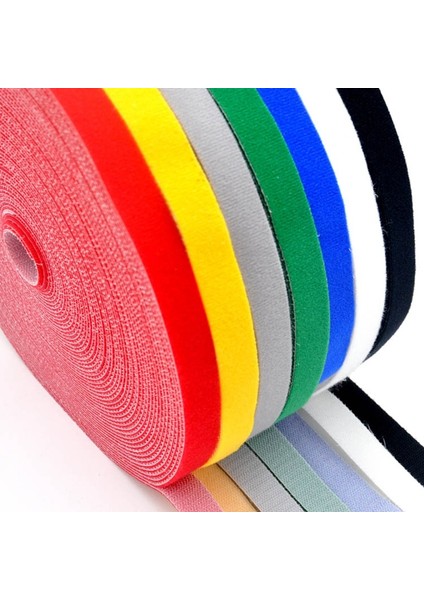 SIYAH20MM Stili 5 Metreroll mm Renkli Velcros Kendinden Yapışkanlı Raptiye Bandı Yeniden Kullanılabilir Güçlü Kanca Döngüler Kablo Bağı Sihirli Bant Dıy Aksesuarları (Yurt Dışından) fiyatları