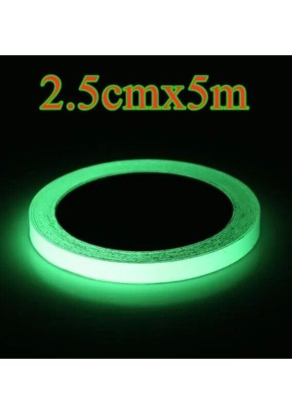 2.5CMX5M Stili Aydınlık Bant Süpürgelik Duvar Sticker Oturma Odası Yatak Odası Çevre Dostu Ev Dekorasyon Çıkartması Karanlıkta Glow Dıy Şerit Çıkartmalar (Yurt Dışından)