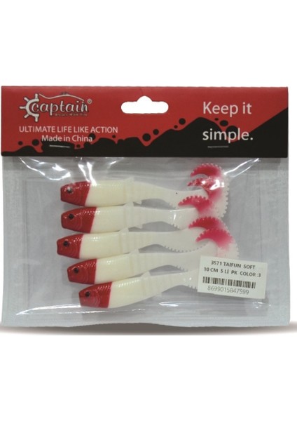 3571 Taifun Soft 10CM 5gr Silikon Yem No:3