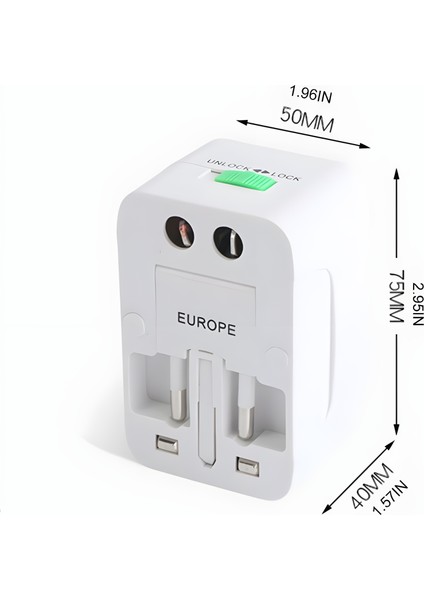 Evrensel Seyahat Adaptörü Uluslararası Dünya Seyahat Güç Dönüştürücü Fiş Adaptörü modelleri