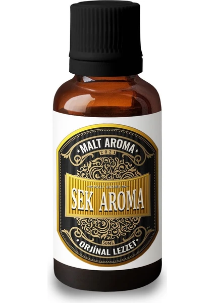 Sek Aroma Iskoç Malt Hazır Karışım Viski Kiti - Iskoç Malt Hazır Karışım Viski Aroması 50 ML (5 Litreye Uyumlu)+Test Kiti Hediyeli