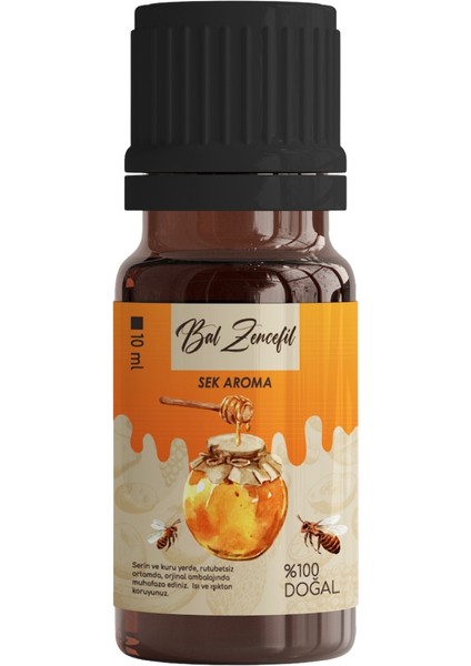 Bal&zencefil Malt Aroması Tatlandırıcısı-Aroması 10 ML (5 Litreye Uyumlu)