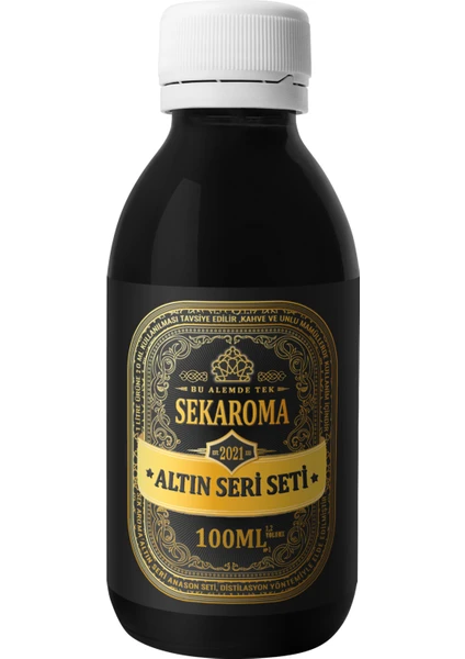 Sek Aroma Altın Seri Anason Yağı-Hazır Karışım Altın Seri Rakı Kiti 100 ML (5 Litreye Uyumlu)+Test Kiti Hediyeli