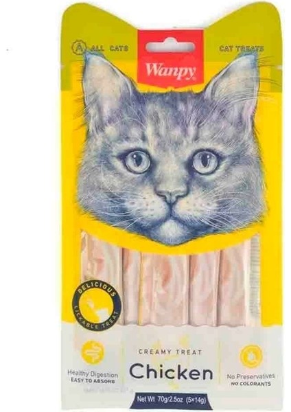 Tavuklu Sıvı Kedi Ödül Maması 5 x 14 gr modelleri