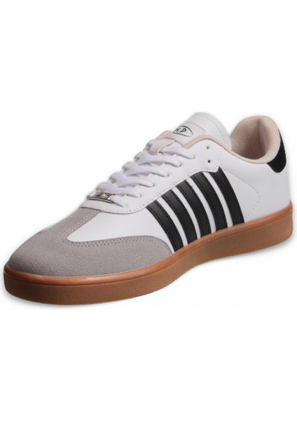 Mp Urbanglide Luxe Erkek Bağcıklı Beyaz-Siyah Sneaker