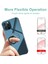 Kare-Siyah Stil Elmas Cep Telefonu Zil Tutacağı Stand Şeffaf Parmak Tutacağı Net 360 Derece Döndürme Kickstand Uyumlu Iphone'lar (Yurt Dışından) 4