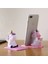 Pembe Tarzı Tembel Telefon Sahipleri Özel Sıvı Silikon Standları Çok Açılı Sevimli Karikatür Unicorn iPhone Samsung Için Kaymaz Masaüstü Braketi (Yurt Dışından) 2