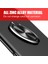 Gümüş-Metal Daire Tarzı T Derece Döndürme Tutucu Parmak Yüzük Cep Telefonu Standı Tutucu iPhone x 7 Xs Max Case 6 Tüm Akıllı Araç Telefonu Tutucu 8 (Yurt Dışından) 5