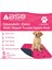 4 Katlı Yıkanabilir Emici Köpek Pedi Bordo Pati Baskılı ( 100X100 Cm.) 2