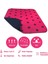 4 Katlı Yıkanabilir Emici Köpek Pedi Bordo Pati Baskılı ( 100X100 Cm.) 4