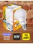 9W LED Ampul (Beyaz Işık) 12 Adet 3