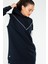 Lacivert Regular Fit Çift Renk Pamuklu Kapüşonlu Dar Paça Kadın Eşofman Tunik Takım - SA2630 5