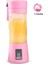 Mavi-4 Tarzı Taşınabilir Mini Meyve Sıkacağı Kupası Tek Servis Kişisel Boyutlu Blender USB Şarj Edilebilir 380ML Meyve Karıştırma Makinesi Jy Dropship (Yurt Dışından) 4