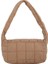 Haki Stili 24X14X10CM Moda Uzay Ped Pamuk Kadın Omuz Baget Şekli Çanta Kadın Shopper Lady Kış Naylon Yastıklı Kış Kapitone Çanta Çanta (Yurt Dışından) 1