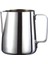 Gümüş Tarzı 200ML Süt Sürahisi Süt Sürahi Paslanmaz Çelik Süt Köpürtücü El Sanatları Için Süt Kaseleri Kahve Latte Süt Köpürtme Sürahi Latte Sanatı (200ML) (Yurt Dışından) 1