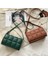 Gümüş Tarzı 20.5X7X12 cm Olid Renk Moda Omuz Çantaları Kadın Seyahat Çapraz Vücut Çanta Örgü Kadınlar Için Küçük Pu Deri Crossbody Çanta (Yurt Dışından) 2