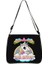 YXBWITHC19CW Stili 20CMX24CM Sevimli Siyah Kedi Cadı Messenger Çanta Kadın Çanta Tuval Koltukaltı Omuz Çantaları Büyücülük Kafatası Kız Gotik Crossbody Çanta Hediye (Yurt Dışından) 1