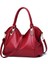 Bordo Tarzı 36X14X23 cm Smooza New Luxury Handbags Women Shoulder Bag Casual Large Tote Bags Hobo Soft Leather Ladies' Crossbody Messenger Bag Sac (Yurt Dışından) 1