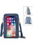 Stil-1 Koyu Mavi Stil Yeni Kadın Pu Deri Omuz Çantaları Kadın Büyük Kapasiteli Crossbody Çanta Kızlar Çok Fonksiyonlu Çanta Telefon Çanta (Yurt Dışından) 1