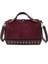 Bordo Tarzı 29X13X21 cm Smooza Yeni Varış Nubuk Pu Deri Çanta Kadınlar Için Rahat Kadın Omuz Çantası Crossbody Çanta Bayanlar Büyük Perçin Messenger (Yurt Dışından) 1