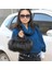 Siyah-B Tarzı Yeni Lady Kız Pretty Sevimli Faux Tavşan Kürk Çanta Omuz Askılı Çanta Tote Moda Kadınlar Uzun Kürk Çim Çanta Messenger Çanta (Yurt Dışından) 5