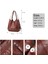 Gri Stil 33X12X32 cm Women Vintage Shoulder Bag Female Pu Leather Womens Bag Designer Luxury Totes Fashion Top-Handle Bag Travel Bag For Ladies (Yurt Dışından) 5