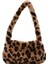 Leopar Tarzı Fashion Women's Bag Trend Baguette Bag Plush Animal Print Shopper Purses Female Autumn Handbag Shoulder Underarm Bag (Yurt Dışından) 1