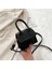 B-Siyah Tarzı Mini Tote Bag Crocodile Pattern Flip Messenger Crossbody Bag Female Simple Shoulder Bag Small Square Lady Handbag New (Yurt Dışından) 2