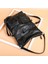 Siyah Stil 27CM7CM42CM Kadın Büyük Kapasiteli Çantalar Pu Leahter Kızlar Için Omuz Çantaları Kadın Yüksek Li Günlük Paket Lades' Alışveriş Crossbody Çanta (Yurt Dışından) 1