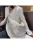 Pu Beyaz Bir Stil 57CMX31CMX11CM Kadınlar Için Bez Omuz Çantaları Moda Deri Kompozit Kadın Çantaları Trend Bayan Çantaları Büyük Kapasiteli Kadın Günlük Çanta (Yurt Dışından) 4