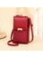 Koyu Pembe Tarzı Yeni Kadın Postacı Çantaları Lüks Pu Deri Çantalar Gezi Omuz Çantaları Telefon Cüzdanı Katı Küçük Crossbody Çanta Uzun Askı (Yurt Dışından) 2