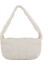 Bej Tarzı 24X14X10CM Moda Uzay Ped Pamuk Kadın Omuz Baget Şekli Çanta Kadın Shopper Lady Kış Naylon Yastıklı Kış Kapitone Çanta Çanta (Yurt Dışından) 1