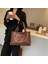 Siyah Stil Fashion Solid Color Women Large Capacity Underarm Shoulder Handbags Totes Simple Casual Pu Leather Female Dialy Shoulder Bags (Yurt Dışından) 4