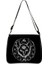 YXBWITHC10CW Stili 25CMX30CM Sevimli Siyah Kedi Cadı Messenger Çanta Kadın Çanta Tuval Koltukaltı Omuz Çantaları Büyücülük Kafatası Kız Gotik Crossbody Çanta Hediye (Yurt Dışından) 1