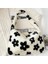 Bej Leopar B Stili 30X20X5CM 2021 Ins Moda Kadın Peluş Çiçek Desenli Omuz Çantaları Zarif Kadın Koltukaltı Çantaları Faux Kürk Çanta Kürklü Kabarık Bez Çantalar (Yurt Dışından) 2