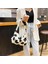 Bej Leopar B Stili 30X20X5CM 2021 Ins Moda Kadın Peluş Çiçek Desenli Omuz Çantaları Zarif Kadın Koltukaltı Çantaları Faux Kürk Çanta Kürklü Kabarık Bez Çantalar (Yurt Dışından) 4