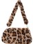 Stil Kahverengi Stil Fashion Women's Bag Trend Baguette Bag Plush Animal Print Shopper Purses Female Autumn Handbag Shoulder Underarm Bag (Yurt Dışından) 1