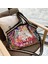 Mor Tarzı 48X32X10CM Herlad Moda Büyük Kadın Çanta Li Deri Parlak Payetli Kadın Omuz Çantası Rahat Mektup Baskı Bayan Tote Çanta Kesesi (Yurt Dışından) 2