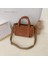 Mini Kadife Kahverengi Tarzı Kadife Omuz Çantası Kadın Vintage Alışveriş Çantaları Fermuar Kız Öğrenci Bookbag Çanta Dış Cep ile Rahat Tote 2022 (Yurt Dışından) 1